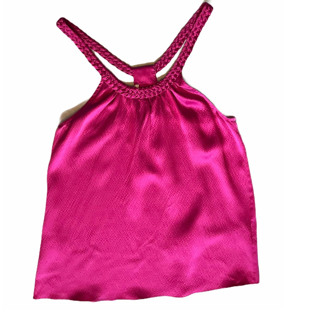 7‎ For All Mankind 100% silk purple tank XS/S, festival, resortwear,